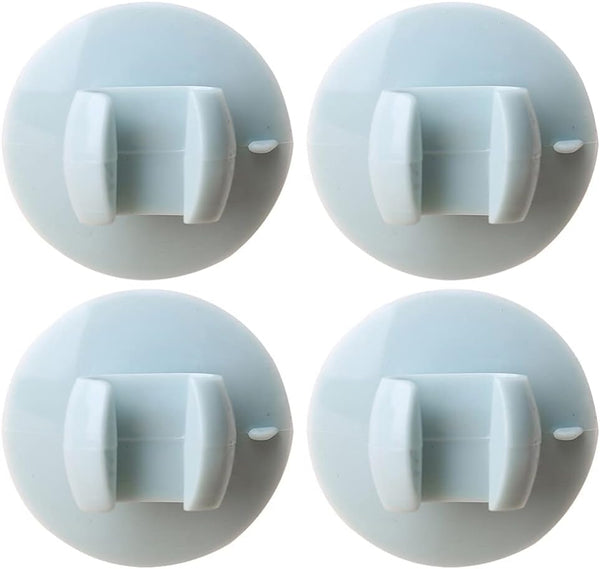 YARDWE 4Pcs Rice Cooker Spoon Holder, Blue, Suction Rack Spoon Storage Stand for Rice Maker Cooker