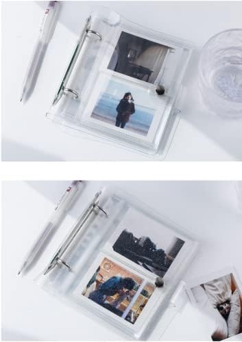 4x6 Photo Sleeves Photo Flip Book for 100 Pictures, Waterproof Pocket Holder for Recipe Cards