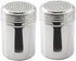Great Credentials© Stainless Steel Versatile Dredge Shaker - Salt, Sugar Shakers 10 Oz. Each Set of 2