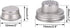 2 Pack Mason Jar Shaker Lids, 304 Stainless Steel with Silicone Seals for Spices, Flour, Sugar, Salt, Peppers