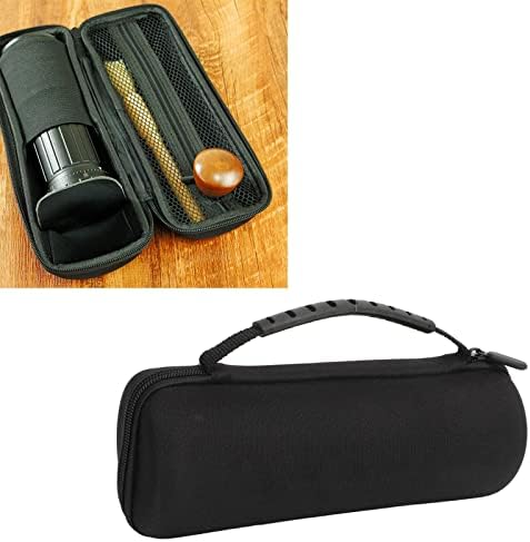 POCREATION Portable Coffee Bag for Manual Grinder, Waterproof Carrying Case, Dustproof Organizer for Coffee Maker
