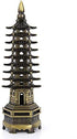 FTVOGUE Chinese Tower Model Crafts Miniature Ornaments for Office Home Desktop Decor