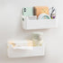 2 Pack Adhesive Cabinet Organizer Storage, Over Cabinet Door Space Saver for Kitchen, Bathroom, Office