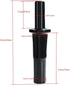 CRANDDI Replacement Tamper for Smoothie Blender K80 K85 K98C, Compatible with 52oz (1.5L) Container, Black