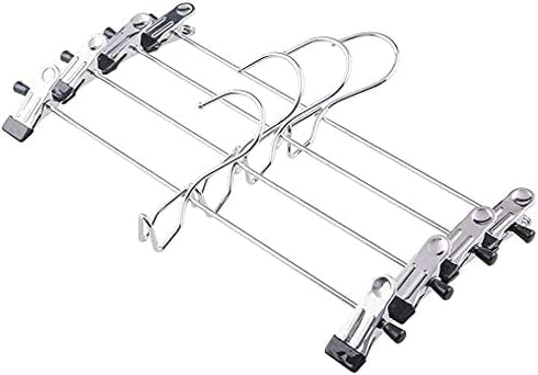 Tosnail 15 Pack Stackable Clothes Hangers, Non-Slip Clips, Add-On Hangers, Cascading Space Saving Closet Organizer
