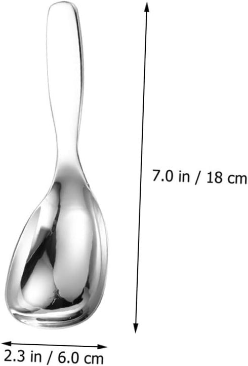 Serving Spoon Serving Spoon Appetizer Spoons Metal Serving Spoons Stainless Steel Serving Utensils Non Stick Rice Scooper Potato Spoon Food Service Spoon Reusable Rice Spoon Potato