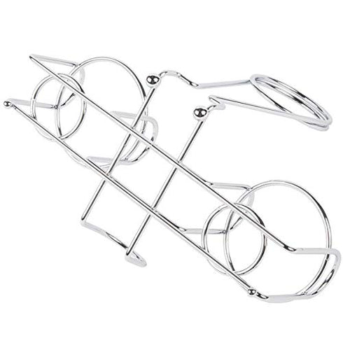 G.E.T. Chrome Metal Two Compartment Condiment Caddy - 4-22735 Metal Table Caddies Collection