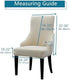 Liykimt Stretch Wingback Side Chair Slipcover-Accent Chair Cover Slipcover with Arm,Washable Upholstered Arm Dining