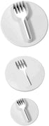 PME Honeysuckle Cutters, Set of 3, White, 5 x 5 x 5 cm