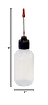 Plastic Squeeze Bottles, 1oz, 2oz, 4oz, and 10ML with 1.5" Stainless Applicators for Gun Rifle Shotgun Pistol Cleaning