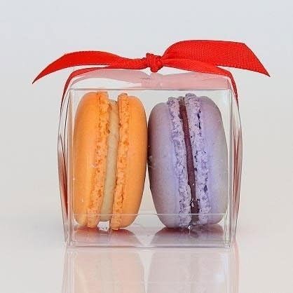 25 Sets of Clear Macaron Boxes for 2 Macarons, $1.00 Per Set