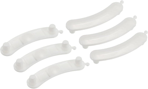 MECCANIXITY Washing Machine Tub Wear Pad Plastic White for AP3094518, PS334620, 285744 Pack of 6