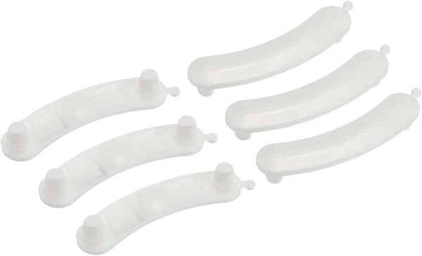 MECCANIXITY Washing Machine Tub Wear Pad Plastic White for AP3094518, PS334620, 285744 Pack of 6