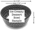 Polish Pottery Bowl, Ice Cream/Dessert - Crimson Bells