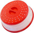 Pack of 2 Collapsible Microwave Food Cover, Vented Microwave Lid for Food, 10.5inch, BPA Free