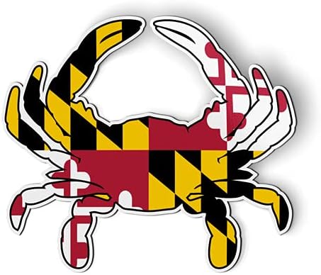 GT Graphics Express Maryland Crab - 5" Magnet for Car Locker Refrigerator