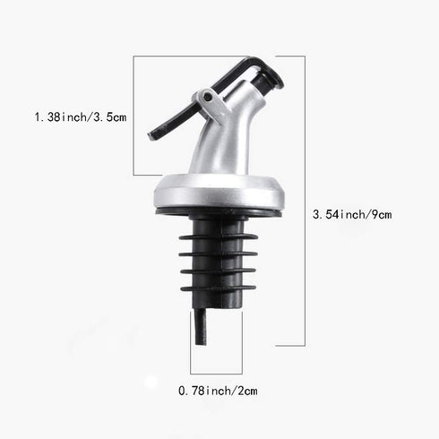 TBWHL 10 Pcs Pour Spouts | Olive Oil Vinegar Dispenser Bottle Liquor Wine Pourers | Flip Top Stopper Leak-proof