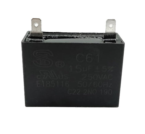 WR55X24065 Refrigerator 15uF Capacitor Replacement AP5957930 PS10065391 Compatible with GE