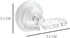 iDesign BPA-Free Plastic Bathroom Suction Toothbrush Holder, 2.75" x 2.25" x 2", Clear
