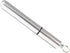 Silver Metal Portable Toothpick Holder, Waterproof Case for Outdoor, Kitchen, and Dining, 86*11mm Toothpick Container