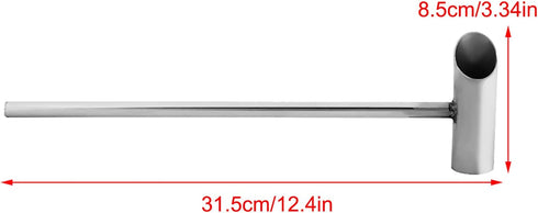 29CM Stainless Steel Candy Floss Machine Spoon, Safe Long Handle Spare Tool Parts for Candy Floss Machine