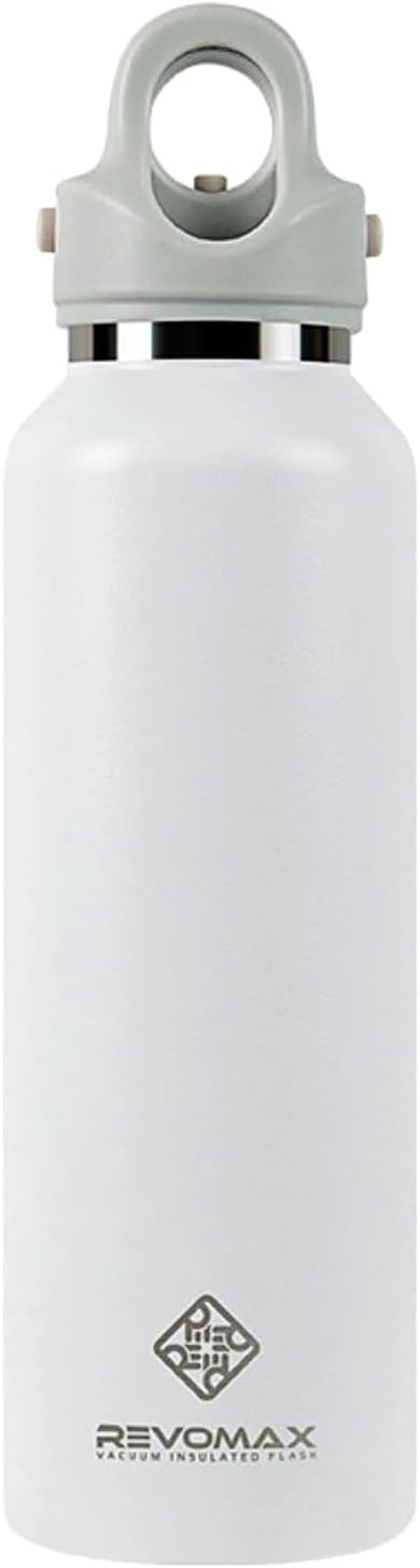 RevoMax 20oz Insulated Water Bottle, One-Hand Open Design, Vacuum Stainless Steel Water