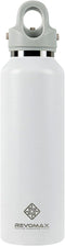 RevoMax 20oz Insulated Water Bottle, One-Hand Open Design, Vacuum Stainless Steel Water