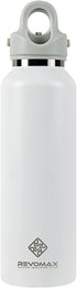 RevoMax 20oz Insulated Water Bottle, One-Hand Open Design, Vacuum Stainless Steel Water