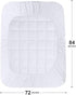 Utopia Bedding California King Mattress Pad - Fitted Premium Protector Cover Deep Pocket up to 16 Inches (72x84, White)