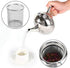 Tea Kettle, Magic Teapot, Glass Teapot with Infuser, Sturdy Flat Bottom Coffee Pot 1L