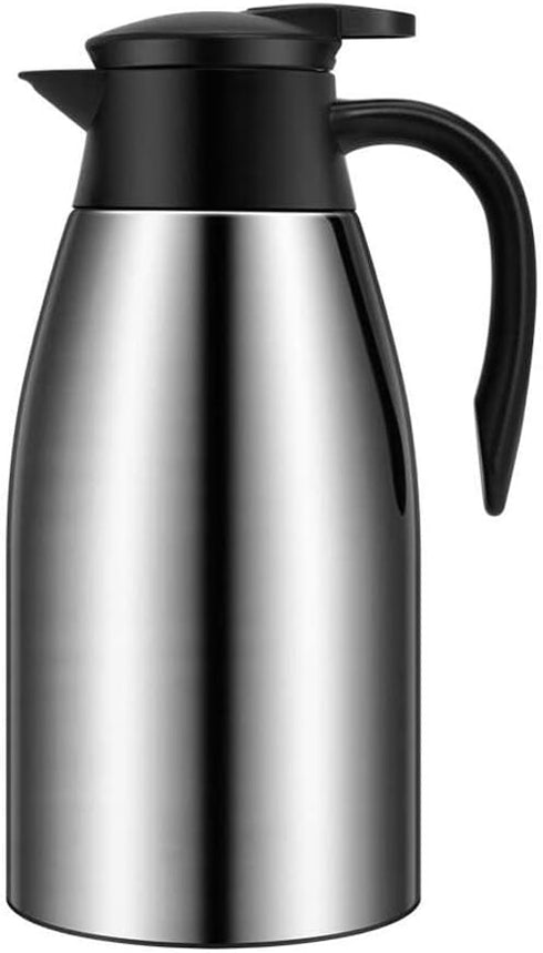 68oz Coffee Carafe Airpot, Insulated Stainless Steel Vacuum Thermal Pot for Coffee, Tea, Hot Beverages