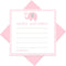 Pink Elephant Advice Cards (25 Pack) - Fun Baby Shower Game, Unique Guest Book Alternative, 4x4 Cards