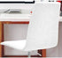 Urban Lifestyle Linen Swivel Chair in White