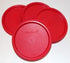 Tupperware Modular Mates Set of 4 Sheer #1 Rounds, 7 oz. Capacity Each with Liquid Airtight Seals