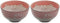 JapanBargain 2483 Japanese Porcelain Soup Bowl, Ramen Bowl with Maneki Neko Smiling Cat Pattern, 5-inch (2, Pink)