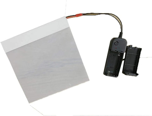 HOHOFILM Electronic PDLC Smart Film, Switchable Smart Glass Film (15cmx15cm)