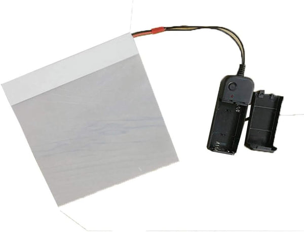 HOHOFILM Electronic PDLC Smart Film, Switchable Smart Glass Film (15cmx15cm)
