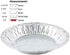 PACTOGO 6" Aluminum Foil Mini Pie Pans - Disposable Small Baking Tin Plates (Pack of 50)