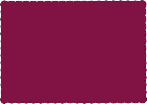 Hoffmaster 310524 Paper Placemat, Burgundy, 13-1/2" x 9-1/2" (Case of 1000)