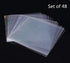 Clear Vinyl 4 x 6 Inch Recipe Protectors, 48 Sheets Recipe Refill Pages Card Covers Recipe Holders, Set of 48 (Not Included Cards) by Cafurty