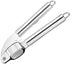 Garlic Press Stainless Steel by Hallucinity, Heavy Duty Kitchen Tool Garlic Mincer, Easy to Clean and Rust Proof