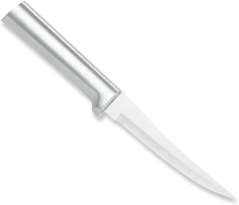 Rada Cutlery Super Parer Knife (R127), 4.38" Stainless Steel Blade, Silver Handle, Made in USA