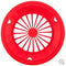 Classic Red Plastic Paper Plate Holders, Set of 4, 10-3/8"