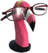 TANG SONG Handmade Wood Hand Carved Flamingo Eyeglass Holder for Office Desk Decor Gifts
