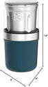 ERGO Herb Grinder - Electric. Large Capacity with Removable (washable) Stainless Cup and Airtight Lid. For Herbs