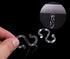 50PCS 1.7Inch Clear Plastic Punch Bowl Cup, S Hooks Hangers