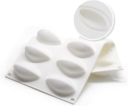 Quenelle Silicone Molds, Sea Shells Cake Mold, French Dessert Mousse Baking Non-stick Decoration Bakeware