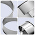 Cookie Cutters - Stainless Steel Biscuit Dumpling Cake Pastry Molds, 3Pcs Round Edge