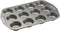 Circulon Total Nonstick 12-Cup Muffin Tin / Nonstick 12-Cup Cupcake Tin - 12 Cup, Gray