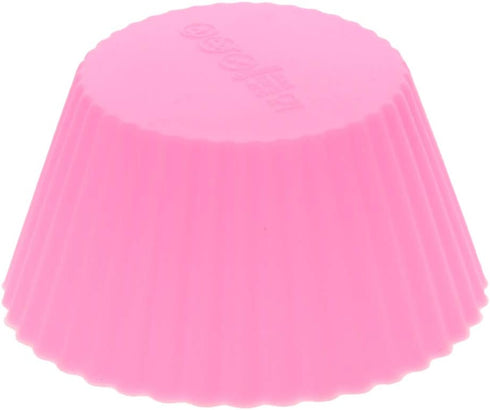 Utoolmart Silicone Cupcake Baking Cups, Reusable Cupcake Liners, Non-stick Cake Baking Muffins Mold for Party Halloween Christmas Bakery Molds Supplies, Pink, 5 Pcs by Utoolmart